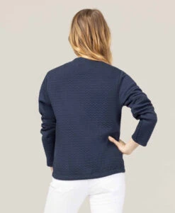 Veste Femme Bleu Marine -Terre De Marins prod 10002 veste ml indigo vinelly 666x812 fc7ea0111e0b