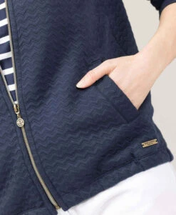 Veste Femme Bleu Marine -Terre De Marins prod 10003 veste ml indigo vinelly 666x812 fc7ea0111e0b