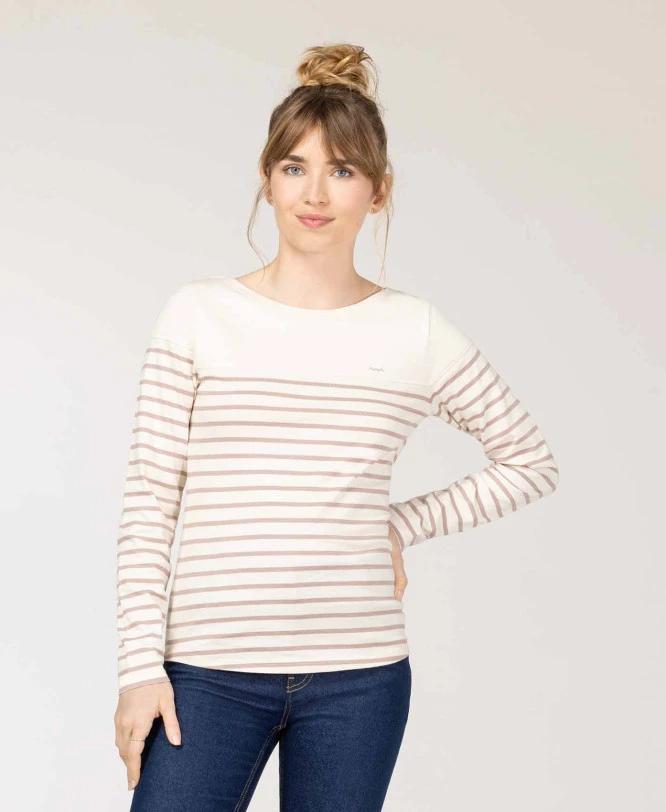 Marinière Femme Violet 3 Marinière Femme Violet