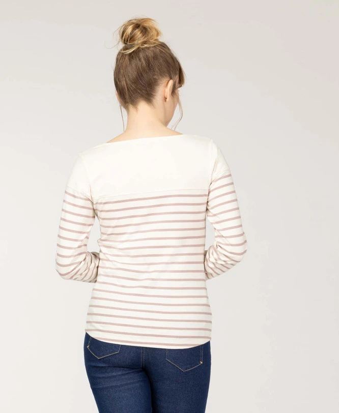 Marinière Femme Violet 4 Marinière Femme Violet – Image 2