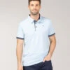 Polo Bleu Azur Homme 1 Polo Bleu Azur Homme -Terre De Marins prod 10061 polo mc bleu azurin oldun 666x812 fc7ea0111e0b