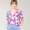 Blouse Imprimé Floral Femme 1 Blouse Imprimé Floral Femme -Terre De Marins prod 10072 blouse mc imprime coxe 666x812 fc7ea0111e0b