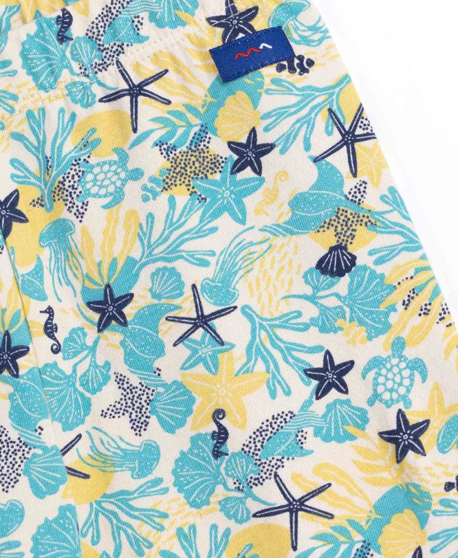 Legging Fille Imprimé Vert Lagon 5 Legging Fille Imprimé Vert Lagon – Image 3