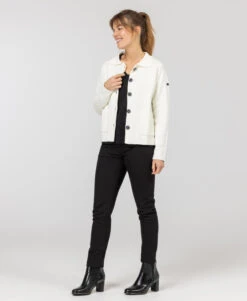 Gilet Blanc Cassé Femme -Terre De Marins prod 10084 cardigan tricot blanc casse ixode 666x812 fc7ea0111e0b