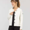 Gilet Blanc Cassé Femme