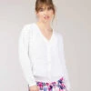 Gilet Blanc Ajouré Femme -Terre De Marins prod 10088 cardigan tricot blanc optique gardane 666x812 fc7ea0111e0b