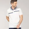 Polo Blanc Rayures Poitrine Homme -Terre De Marins prod 10121 polo mc blanc oriol 666x812 fc7ea0111e0b