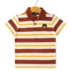 Polo Manches Courtes Garçon Rayé Multicolore -Terre De Marins prod 10129 polo mc fond grege raye multicolore odelino 666x812 fc7ea0111e0b