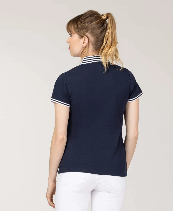 Polo Bleu Marine Femme 4 Polo Bleu Marine Femme – Image 2