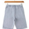 Bermuda Bleu En Twill Garçon -Terre De Marins prod 10149 bermuda bleu gris solino 666x812 fc7ea0111e0b
