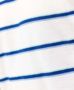 T-shirt Col Tunisien Rayé Bleu Vert Homme -Terre De Marins prod 10226 tee shirt mc fond blanc raye bleu vert tulum 666x812 fc7ea0111e0b