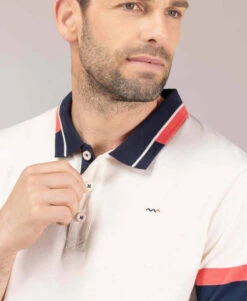 Polo Grège Manches Courtes Homme -Terre De Marins prod 10245 polo mc grege orpheni 666x812 fc7ea0111e0b