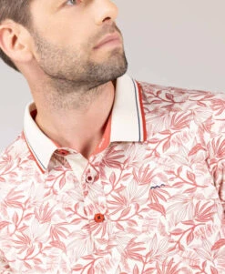 Polo Imprimé Manches Courtes Homme -Terre De Marins prod 10247 polo mc imprime omrane 666x812 fc7ea0111e0b