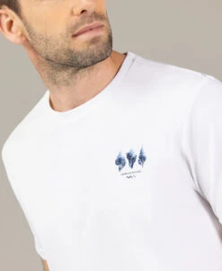 T-shirt Blanc Home Imprimé Coquillage -Terre De Marins prod 10278 tee shirt mc blanc optique talha 666x812 fc7ea0111e0b