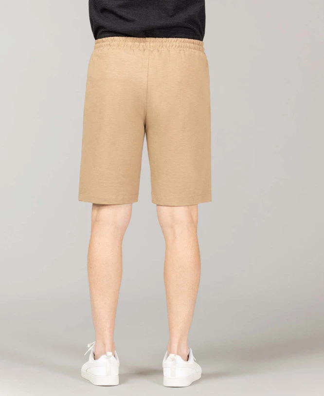 Bermuda Jersey Lourd Beige Homme 4 Bermuda Jersey Lourd Beige Homme – Image 2