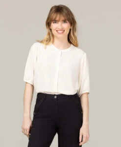 Chemise Blanc Cassé Femme 7 Chemise Blanc Cassé Femme -Terre De Marins prod 10314 chemise chemisier ml blanc casse calo 666x812 fc7ea0111e0b