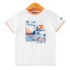 T-Shirt Blanc Imprimé Garçon
