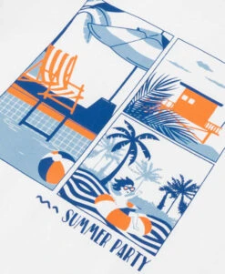 T-Shirt Blanc Imprimé Garçon -Terre De Marins prod 10359 tee shirt mc blanc optique timothe 666x812 fc7ea0111e0b