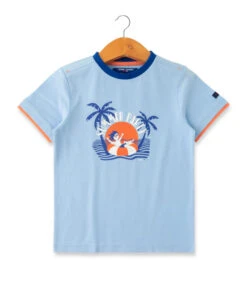 T-Shirt Bleu Imprimé Garçon