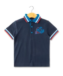 Polo Garçon Bleu Marine