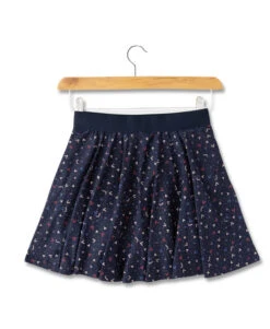Jupe-short Fille Bleu Marine Imprimé