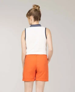 Polo Blanc Cassé Sans Manches Femme -Terre De Marins prod 10430 polo ssm blanc casse pobie 666x812 fc7ea0111e0b