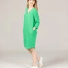 Robe Verte En Crêpe Femme 1 Robe Verte En Crêpe Femme -Terre De Marins prod 10450 robe ml vert riote 666x812 fc7ea0111e0b