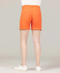 Short Orange Femme En Toile -Terre De Marins prod 10460 short orange samare 666x812 fc7ea0111e0b
