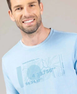 Terre De Marins -Terre De Marins prod 10469 tee shirt mc bleu trestan 666x812 fc7ea0111e0b