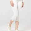 Legging Court Blanc Femme