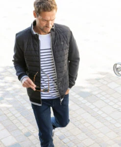 Veste Matelassée Noir Homme 10 Veste Matelassée Noir Homme -Terre De Marins prod 10579 veste ml noir jipro 666x812 fc7ea0111e0b