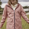 Ciré Vieux Rose Femme -Terre De Marins prod 10617 imper cire vieux rose fecirec 666x812 fc7ea0111e0b