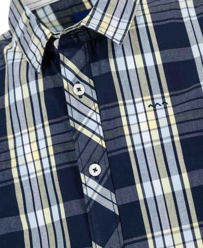 Chemise Manches Courtes à Carreaux Homme 4 Chemise Manches Courtes à Carreaux Homme – Image 2