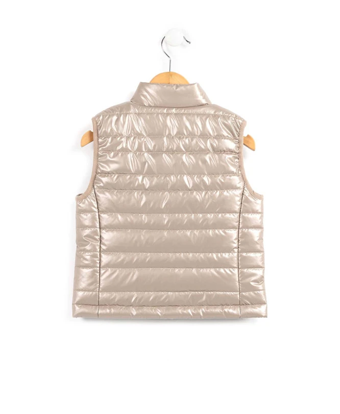 Doudoune Sans Manches Fille Doré 3 Doudoune Sans Manches Fille Doré
