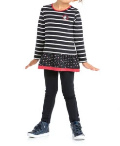 Legging Long Bleu Marine Fille