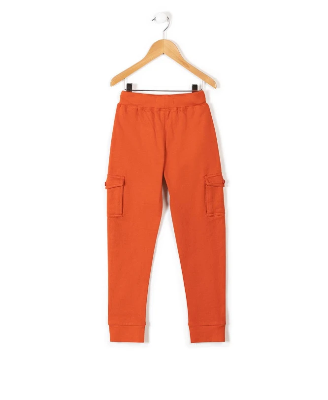 PANTALON ORANGE ROUILLE CARGO 4 PANTALON ORANGE ROUILLE CARGO – Image 2