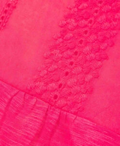 T-shirt Rose Manches Courtes Volantées Femme -Terre De Marins prod 1815 tee shirt mc hibiscus arum 666x812 fc7ea0111e0b