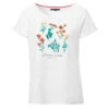 T-shirt Blanc Imprimé Floral Femme 1 T-shirt Blanc Imprimé Floral Femme -Terre De Marins prod 1825 tee shirt mc blanc optique bleuet 666x812 fc7ea0111e0b