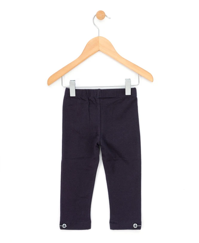 Legging Court Bleu Marine Fille 4 Legging Court Bleu Marine Fille – Image 2