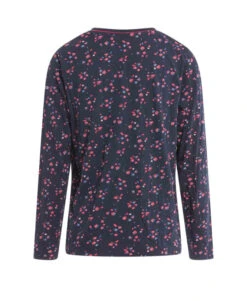 T-shirt Manches Longues Femme Imprimé Floral 6 T-shirt Manches Longues Femme Imprimé Floral -Terre De Marins prod 354 tee shirt ml imprime bleu nuit caya 666x812 fc7ea0111e0b