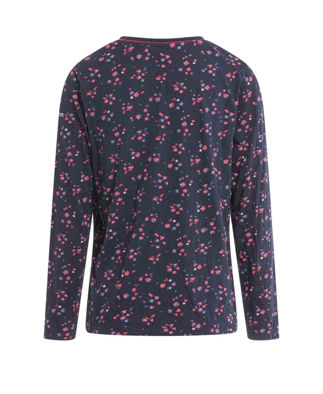 T-shirt Manches Longues Femme Imprimé Floral 4 T-shirt Manches Longues Femme Imprimé Floral – Image 2