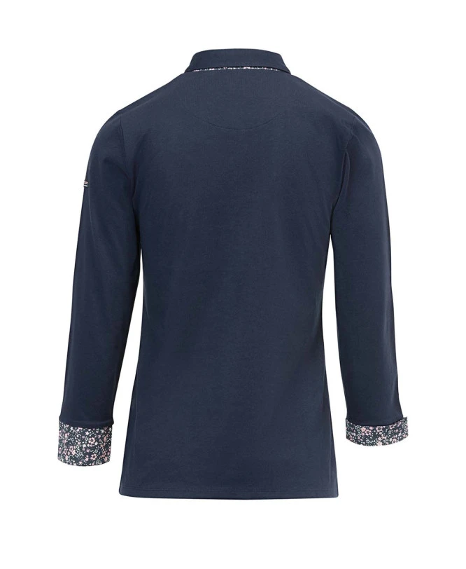 Polo Manches 3/4 Bleu Nuit Femme 4 Polo Manches 3/4 Bleu Nuit Femme – Image 2