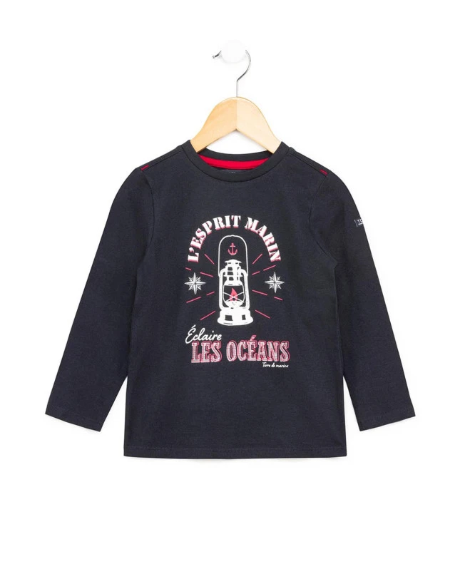 TEE SHIRT ML MARINE AMARAS 3 TEE SHIRT ML MARINE AMARAS