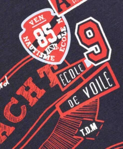 T-shirt Col Rond Garçon Bleu Marine -Terre De Marins prod 4313 tee shirt mc indigo adeux 666x812 fc7ea0111e0b