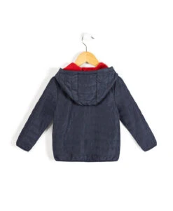 Veste à Capuche Matelassée Bleu Marine Garçon -Terre De Marins prod 4498 veste polaire indigo quart 666x812 fc7ea0111e0b