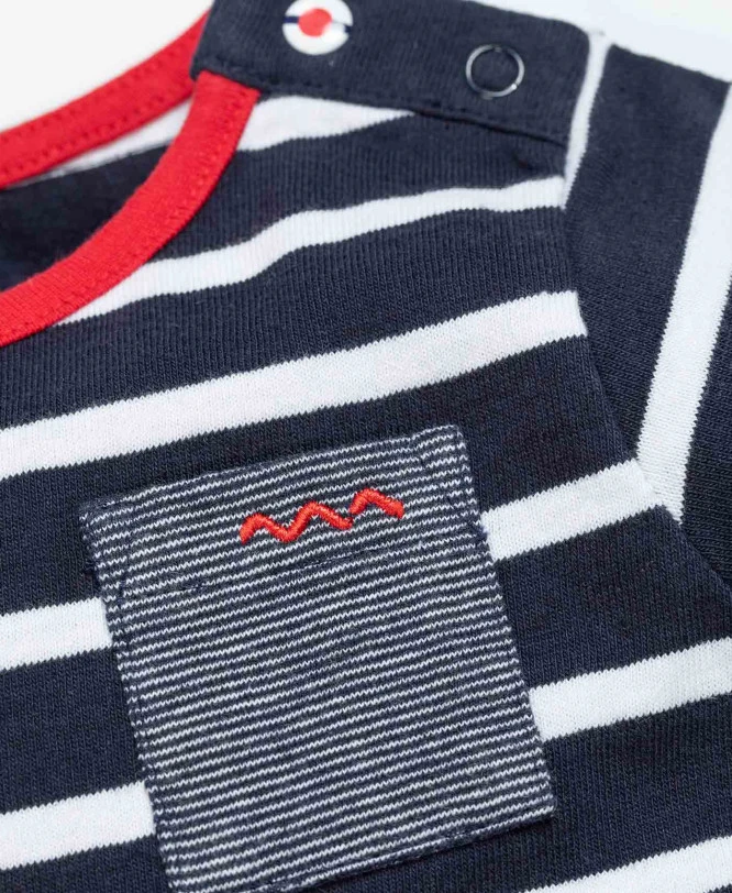 Marinière Bleu Marine Bébé 5 Marinière Bleu Marine Bébé – Image 3