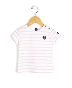 Marinière Enfant Rayé Rose