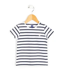 MARINIERE MC FOND BLANC RAYE INDIGO POBATI BIS