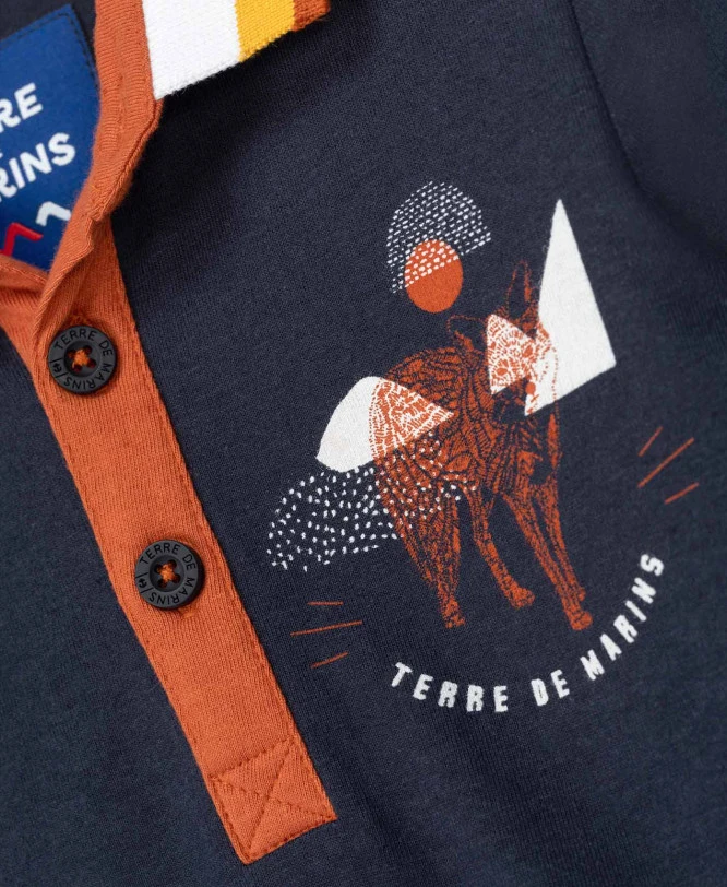 POLO ML INDIGO CALABRA 5 POLO ML INDIGO CALABRA – Image 3