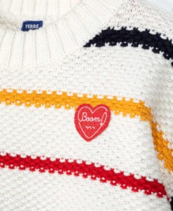 Pull Rayé Multicolore Fille -Terre De Marins prod 4765 pull fond blanc raye multicolore ixona 666x812 fc7ea0111e0b